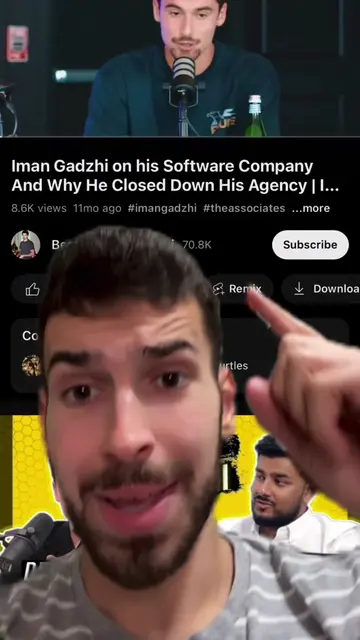 Iman shut down his marketing agency to start saas