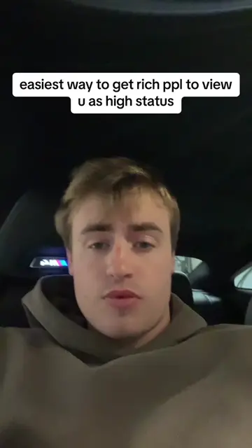 easiest way to get rich ppl to view u as high status