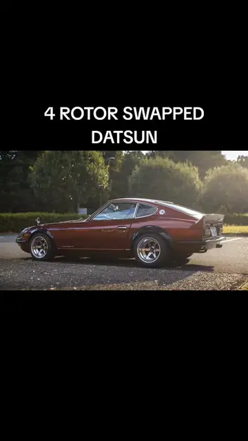 4 rotor N/A 530hp swapped 240z #mazda #rotary #engineswap #idle #startup #dynoru