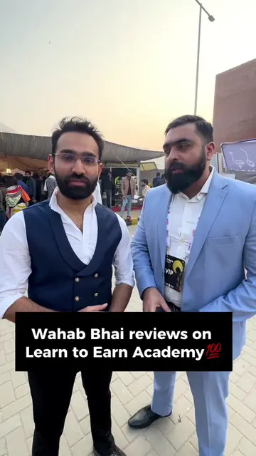 Wahab bhai reviews on Learn to Earn Academy💯💰💰 Enroll now! Contact:- 03247443