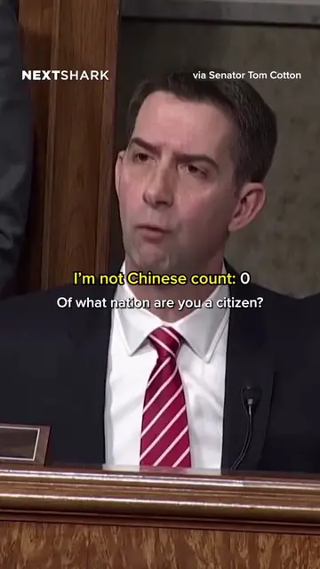 How many times it takes a U.S. Senator to be told a Singaporean isn't Chinese? A