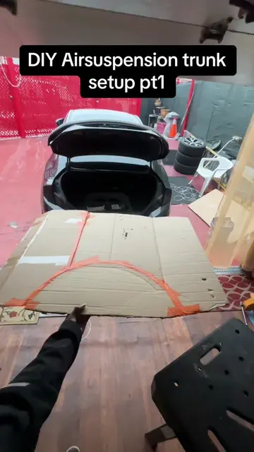 Part 1 Airsuspension trunk setup #cars #civic #airsuspension #airridesuspension 