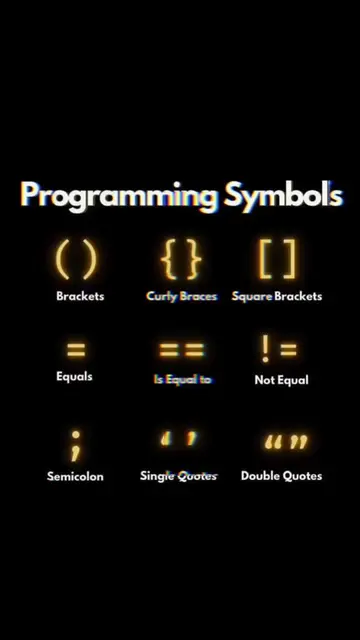 Symbols of Programming 🥹🧮 #viral #html #webdeveloper #developers #programmer #