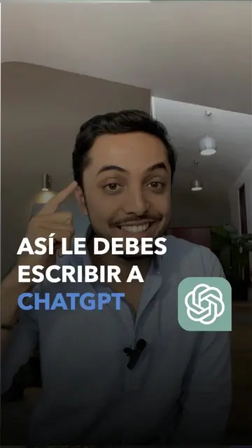 🔥Como debes de hablarle a ChatGPT para tener respuestas pro!!😎 #chatgpt #ia #i