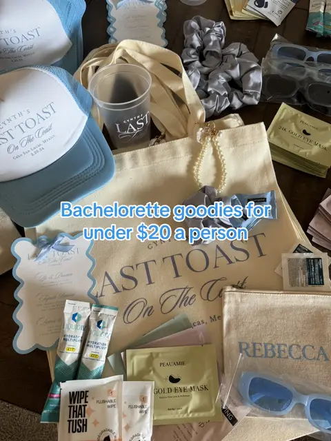 The bachelorette bags were a huge hit and I DIY’d a ton to save money! #bachelor