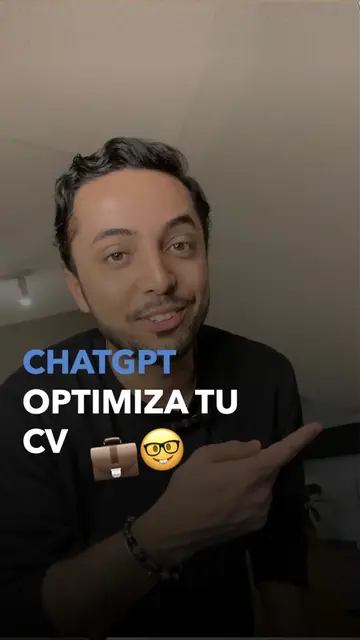 🔥 ¡¡Optimiza tu cv con ChatGPT!! 🤓 Si estas buscando trabajo, puedes convertir