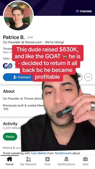 This dude raised $830k to build a platform where fans can gift creators gifts fr