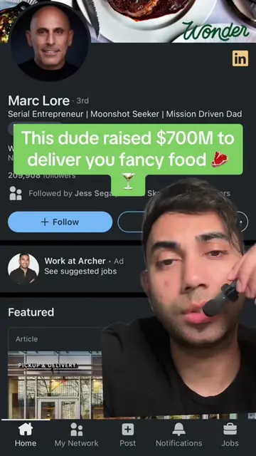 Marc Lore just raised another $700M for his restaurant company Wonder #greenscre