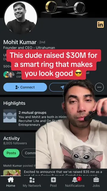 This dude just raised $30M to bring you the latest smart ring thats looking pret