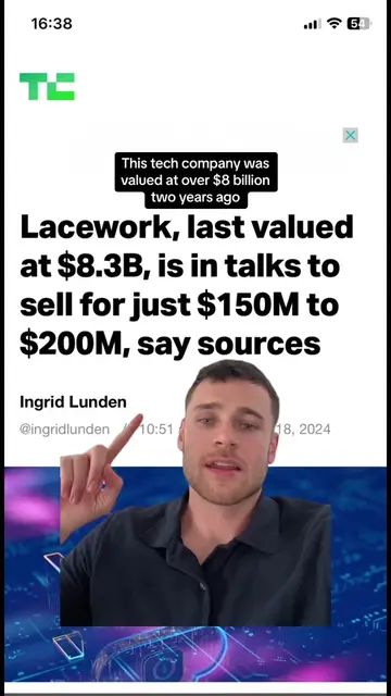 Lacework were previously valued at over $8 billion but are now expected to sell 