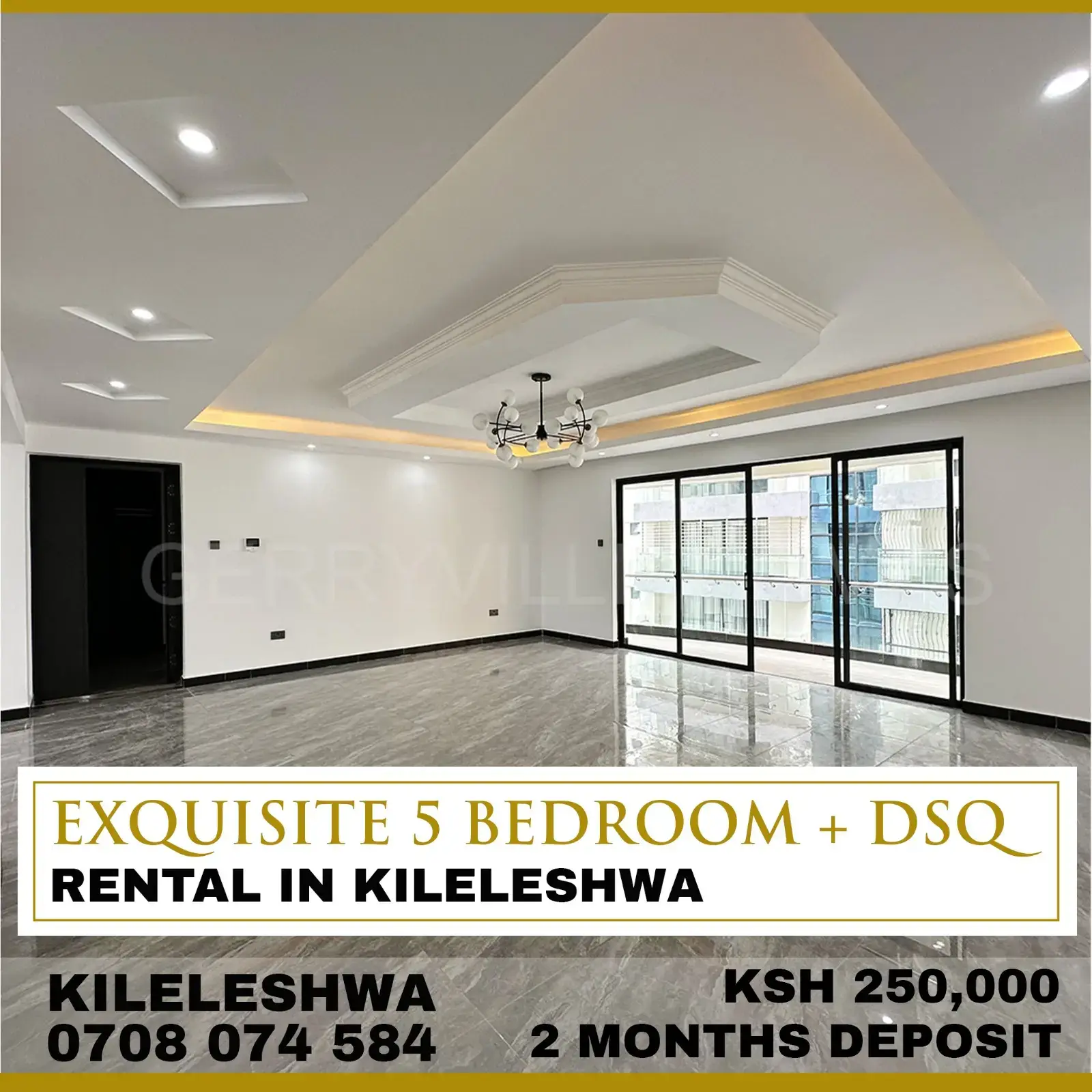 We bring you, Kileleshwa's finest. 📍 KILELESHWA | 5BR | KES 250,000 AMENITIES ✅