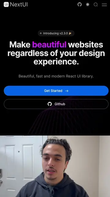My New Favorite UI Library 🧑🏽‍💻🌊   #fyp #viral #coding #uilibrary 