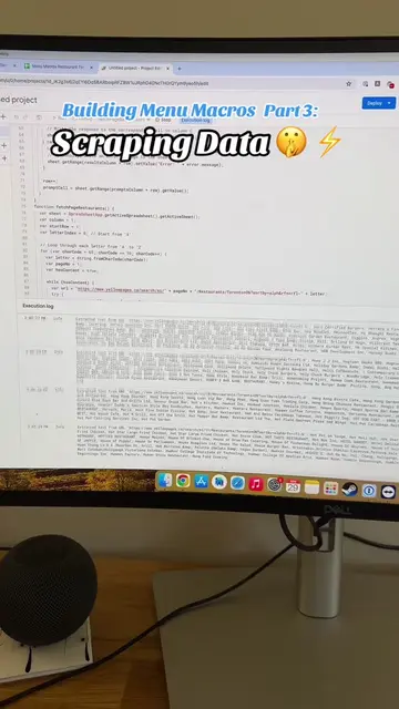 Building an app part 3: Scraping yellowpages to get a list of restaurants. #menu
