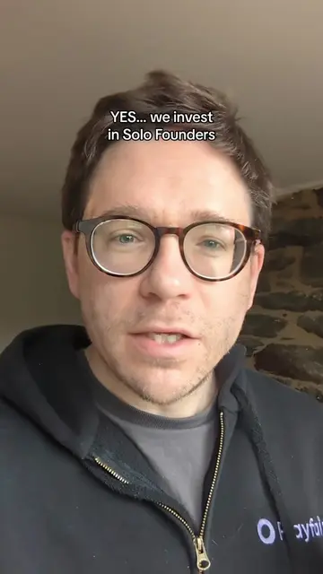 Check out these 2 great Solo Founders👏🏼 #solofounder #founders #vcfund #vctok 