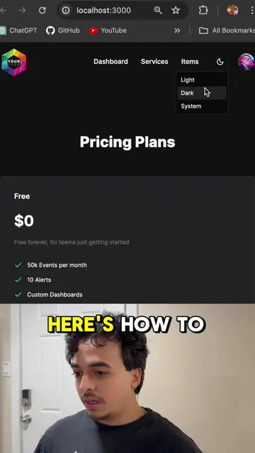 Add Light/Dark Mode Into Your App 🌙🧑🏽‍💻   #fyp #viral #tiktok #coding