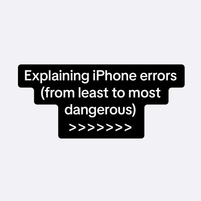 #iphone #errors #error #explaining #explain #explanation #ios #phone #corrupted 