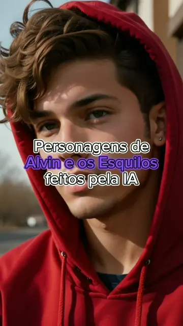 Os personagens de Alvin e os Esquilos versão i.a! O que acharam? Comentem mais i