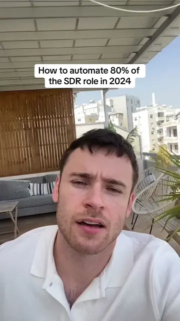 How to automate 80% of the SDR role in 2024 #SaaS #saasmarketing #metaads #meta 