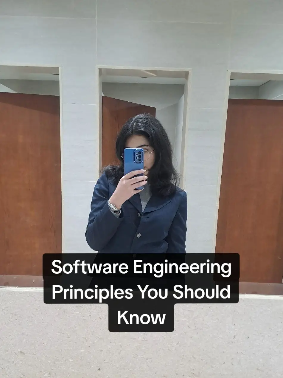 Software engineer principles you should know. #softwareengineer #softwaredevelop