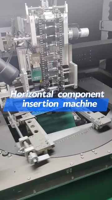 PCBA horizontal component automatic insertion machine#automation #machines #made
