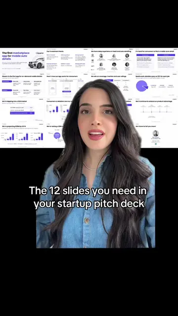 Startup pitch deck template for raising venture capital funding #startups #found