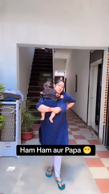 Ham Ham aur papa maze ka end 🤣🤣 wait for end #husbandwife #viralvideo #usa🇺🇸