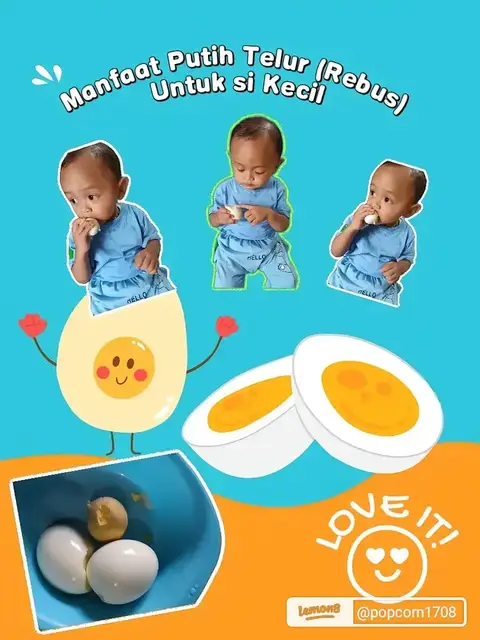 Manfaat Putih Telur Untuk si Kecil (Mpasi) Hallo Bunda kali ini aku mau berbagi 