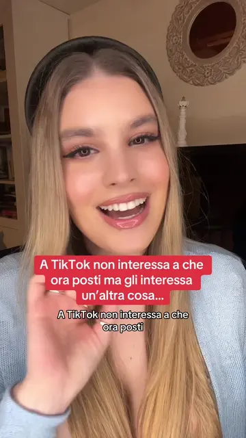 A tiktok non interessa a che ora posti ma gli interessa un’altra cosa! ♟️ IG: an