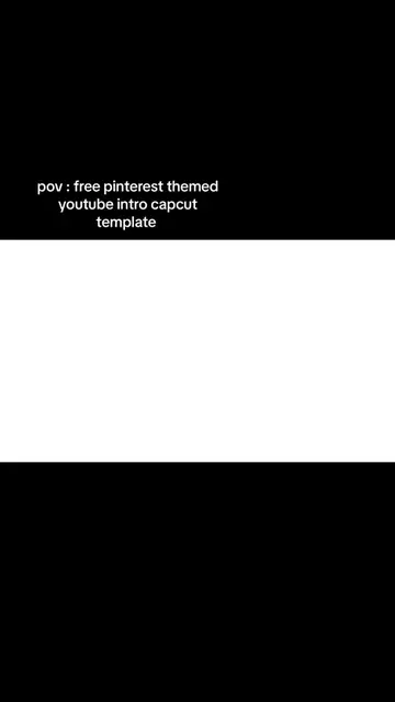 free capcut youtube intro template🩷. dm me on here or ig @graphicsbyyae if inte