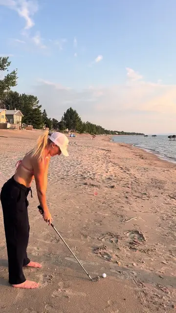 Nothing like a big bro to keep you humble 🤣 #golf #golftok #oops #girlpwr #beac