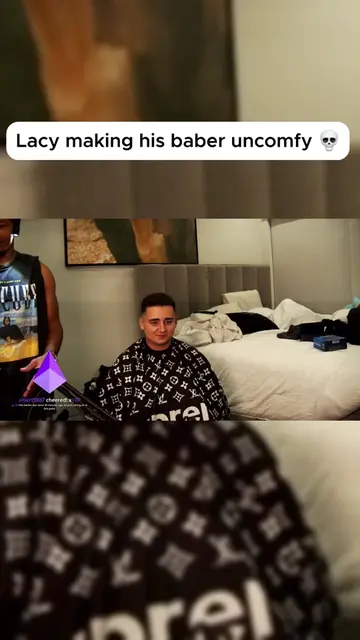 Lacy with his barber || #Lacy #viral