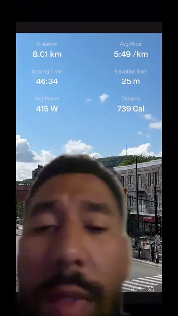 How to create strava stats overlay on videos for tiktok or ig! #runningmotivatio