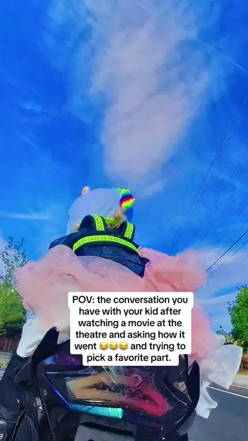 I loved having "how was the movie" talks after watching something amazing at the