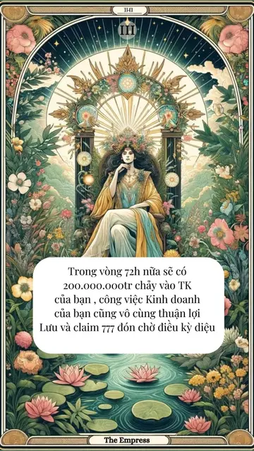 Claim 777 đón nhận điều kì diệu #healingwitheli #tarot #eli #manifest #thongdiep