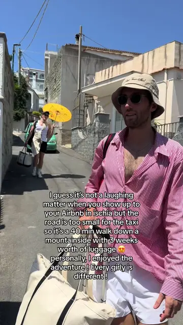@Rizi Ron was big mad but i couldnt help but laugh ! 🤩☂️  #italy #ischia #gay #