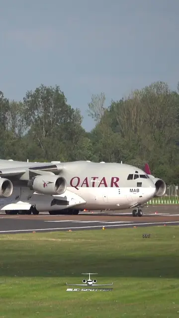 #c17 #boeing #qatar #emiri #airforce #takeoff #departure #raf #fairford #riat #a