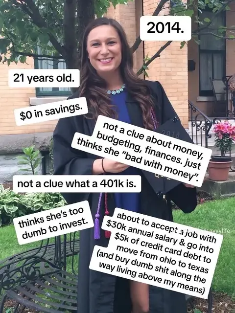 but you do need to start making plans for your money and being more intentional 