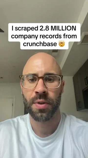 I scraped 2.8 MILLION company records from crunchbase 🤯 and I’m giving it away 