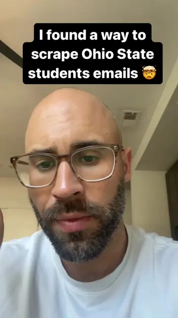 I found a way to scrape all Ohio State student emails 🤯🤯🤯 #webscraping #leadg