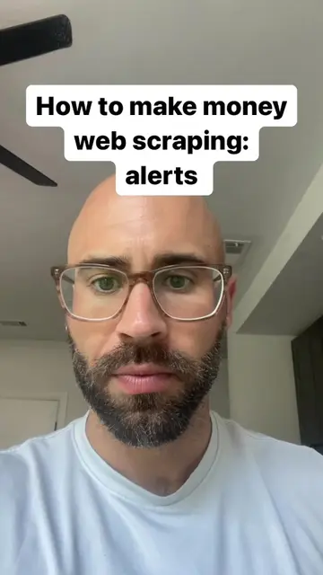 How to make money web scraping: real-time alerts Example: lemondrops.io I sold i
