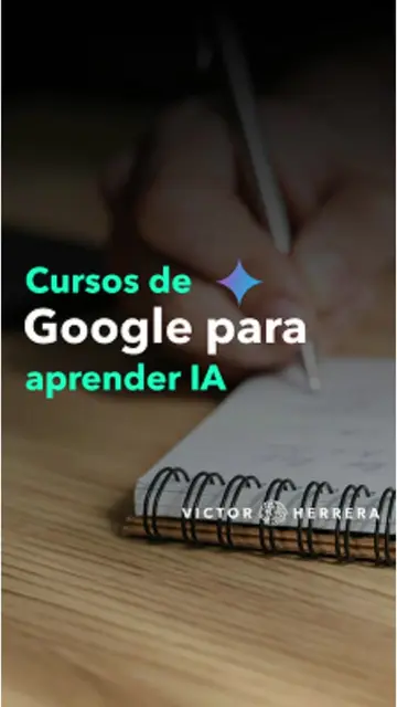 ¡Aprende Inteligencia Artificial GRATIS con Google! 🤖✨ Google lanzó cursos bási
