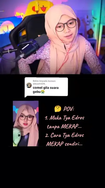 Membalas kepada @aiman1409_ 🤔 POV: 1. Muka Tya Edros tanpa MEKAP... 2. Cara Tya