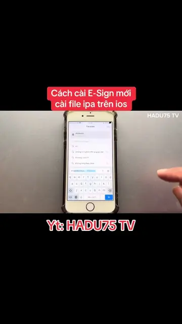 Cách cài E-Sign mới nhất ios | Cài file ipa trên iphone #esign 