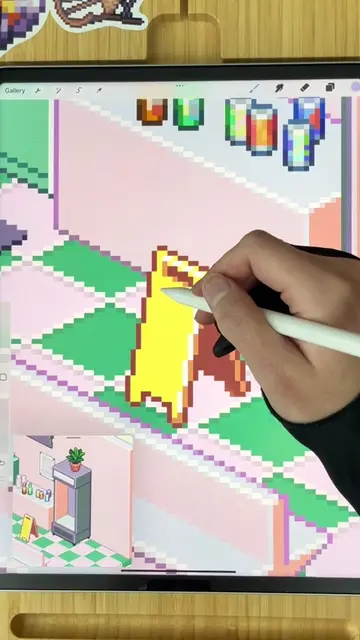 I’ve been drawing a bunch lately! Working on this little shop area has been real