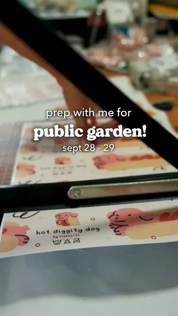 fav time of the year because public garden is back!!! see u soon 🫡 #booth #publ