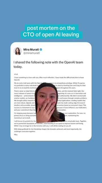 BREAKING NEWS 🚨 the CTO of open AI just left the company #openai #technews #ain
