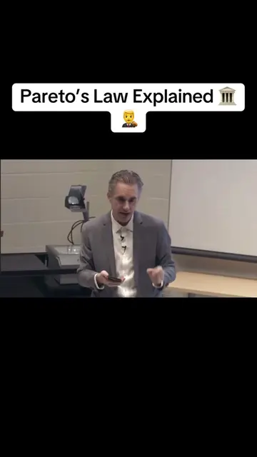 Pareto’s law explained 📈 @Jordanpetersonofficial - - - - #pareto #paretoprincip