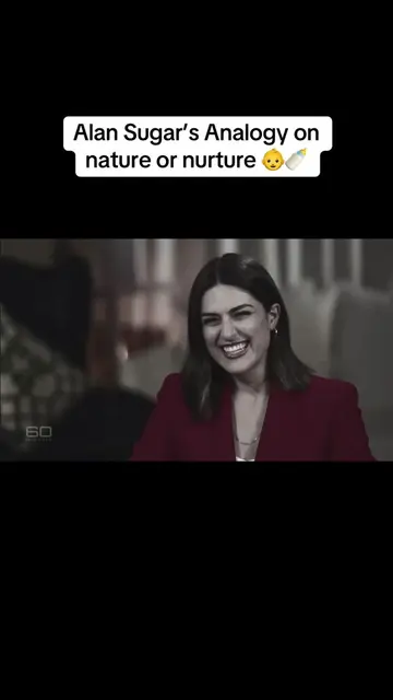 Alan Sugar’s Analogy on nature or nurture 👶🍼 @60 Minutes Australia  - - - - #f