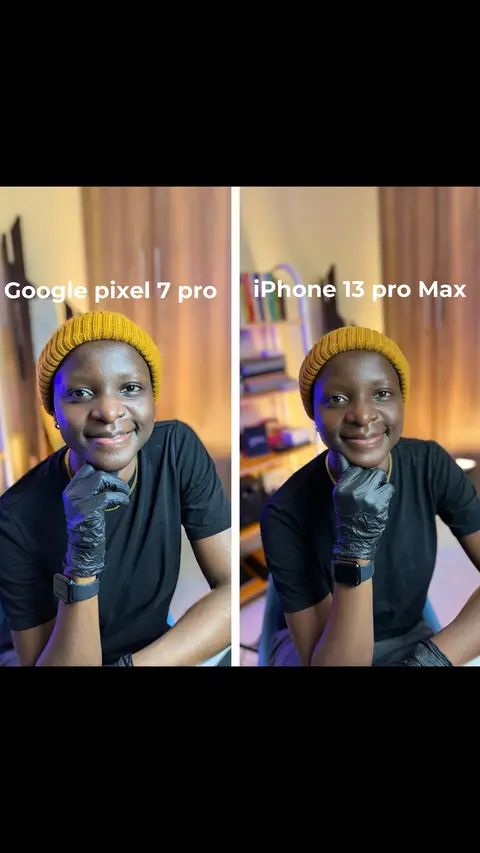 Testing out portrait mode on Google pixel and iPhone. . Which one do you think w