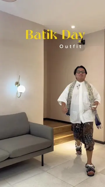 Show your Batik Day Outfit check ✅🕺🙌🏼🥰 #batikday #outfitbatik #batikoutfitch